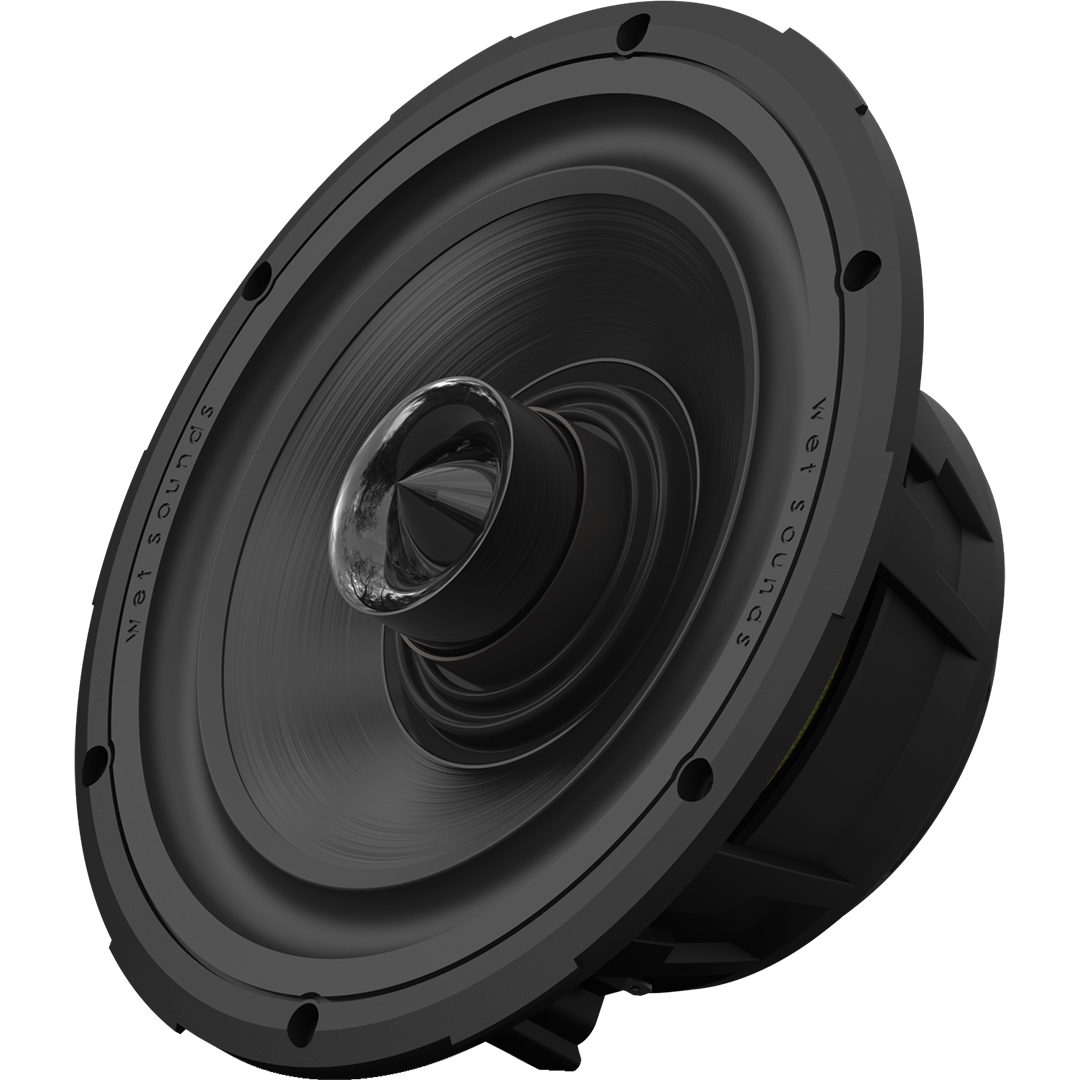 ZERO Series 8 XY-W | Wet Sounds ZERO Series High-Output 8" Marine Coaxial Speakers with Yacht Grilles