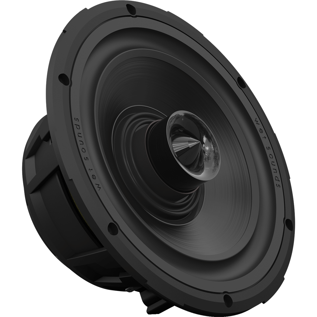 ZERO Series 8 XY-W | Wet Sounds ZERO Series High-Output 8" Marine Coaxial Speakers with Yacht Grilles