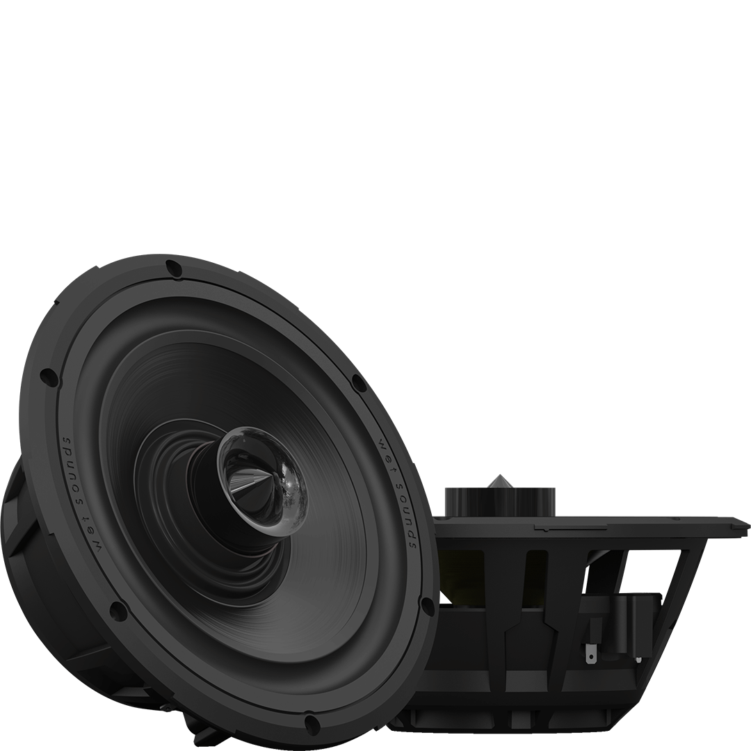 ZERO Series 8 XY-W | Wet Sounds ZERO Series High-Output 8" Marine Coaxial Speakers with Yacht Grilles