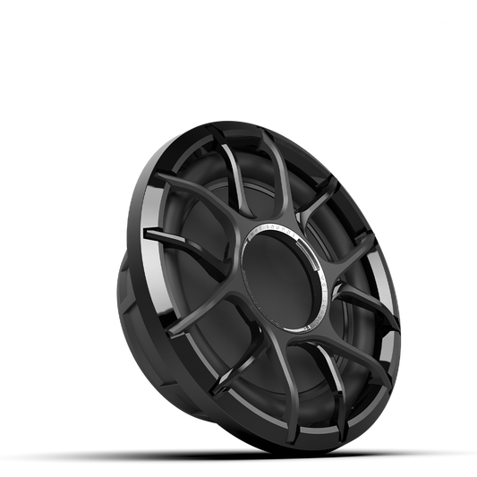 ZERO 10 S4 XZ-B | Wet Sounds Zero Series 10-inch 4Ω High-Output Sealed Enclosure Marine Subwoofer with Black XZ Grille