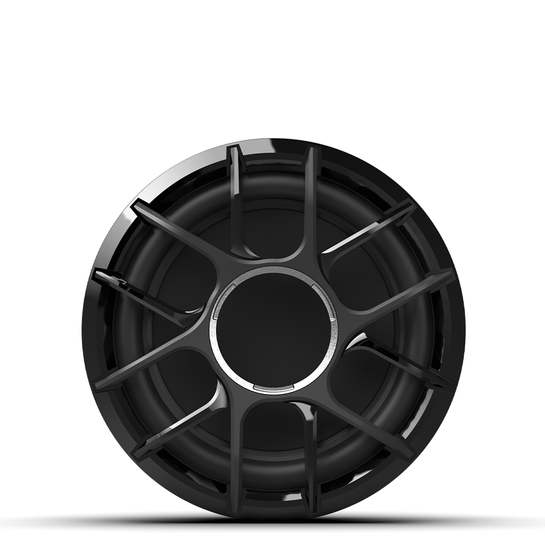 ZERO 10 S4 XZ-B | Wet Sounds Zero Series 10-inch 4Ω High-Output Sealed Enclosure Marine Subwoofer with Black XZ Grille