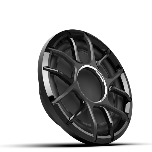 ZERO 12 S4 XZ-B | Wet Sounds Zero Series 12-inch 4Ω High-Output Sealed Enclosure Marine Subwoofer with Black XZ Grille