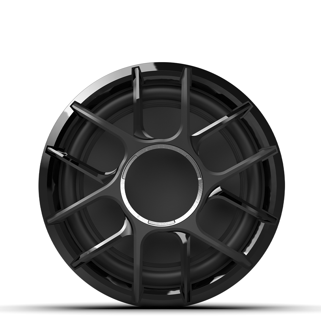 ZERO 12 S4 XZ-B | Wet Sounds Zero Series 12-inch 4Ω High-Output Sealed Enclosure Marine Subwoofer with Black XZ Grille