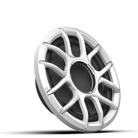 ZERO 12 S4 XZ-W | Wet Sounds Zero Series 12-inch 4Ω High-Output Sealed Enclosure Marine Subwoofer with White XZ Grille