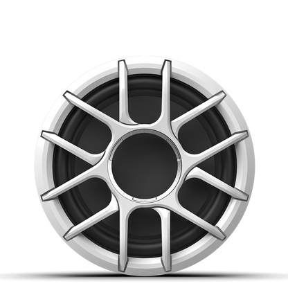 ZERO 12 S4 XZ-W | Wet Sounds Zero Series 12-inch 4Ω High-Output Sealed Enclosure Marine Subwoofer with White XZ Grille