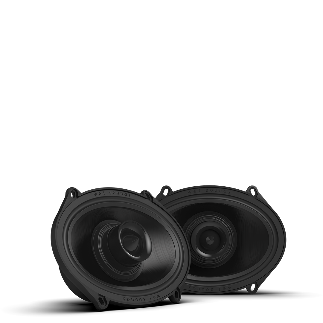 ZERO 57 XZ-B | Wet Sounds Zero Series 5.7-inch High-Output Component Style Coaxial Speakers - Black