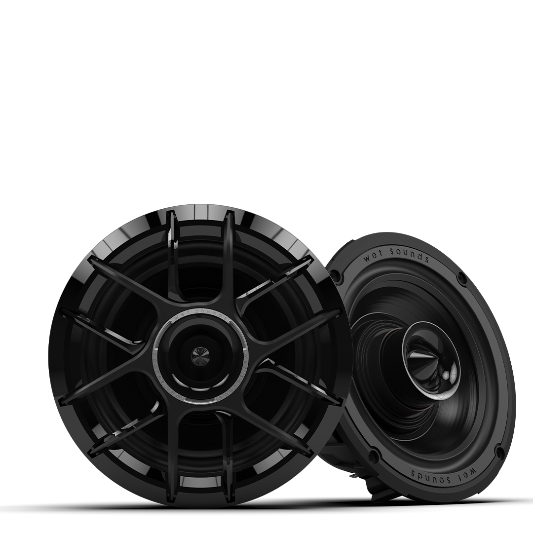 ZERO 6 XZ-B | Zero Series 6.5-inch High-Output Component Style Coaxial Speakers - Black