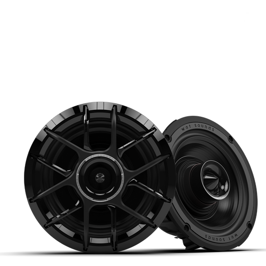 ZERO 6 XZ-B | Zero Series 6.5-inch High-Output Component Style Coaxial Speakers - Black