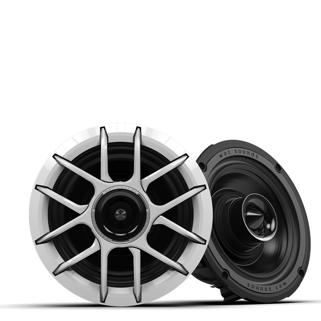 ZERO 6 XZ-W | Zero Series 6.5-inch High-Output Component Style Coaxial Speakers - White