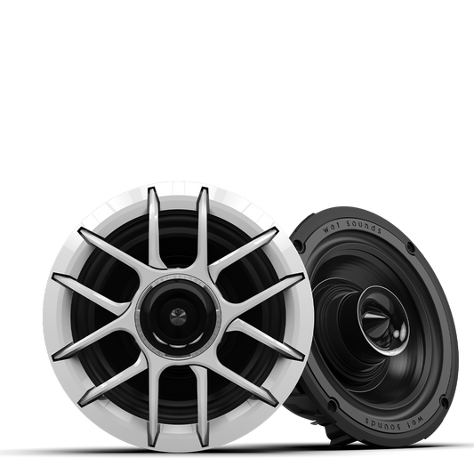 ZERO 6 XZ-W | Zero Series 6.5-inch High-Output Component Style Coaxial Speakers - White