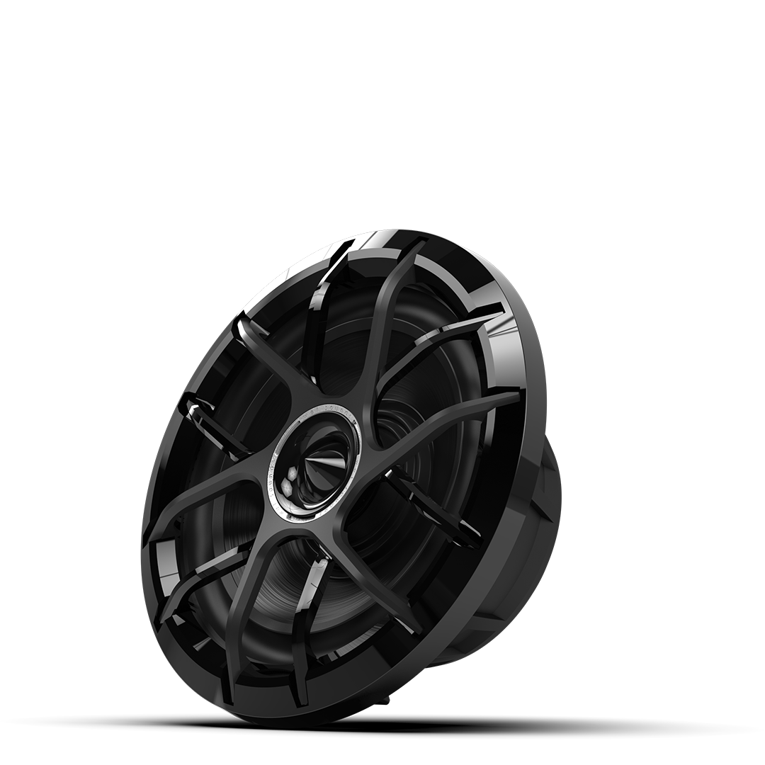 ZERO 8 XZ-B | Zero Series 8-inch High-Output Component Style Coaxial Speakers - Black