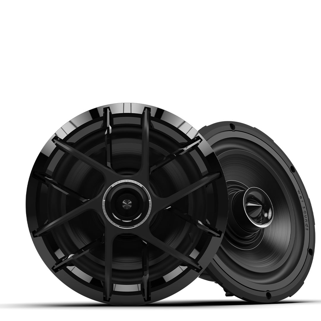 ZERO 8 XZ-B | Zero Series 8-inch High-Output Component Style Coaxial Speakers - Black