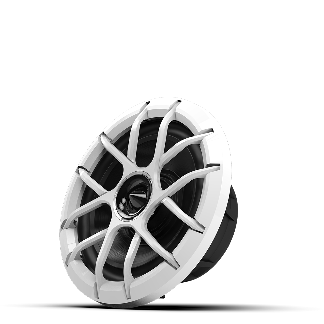 ZERO 8 XZ-W | Zero Series 8-inch High-Output Component Style Coaxial Speakers - White