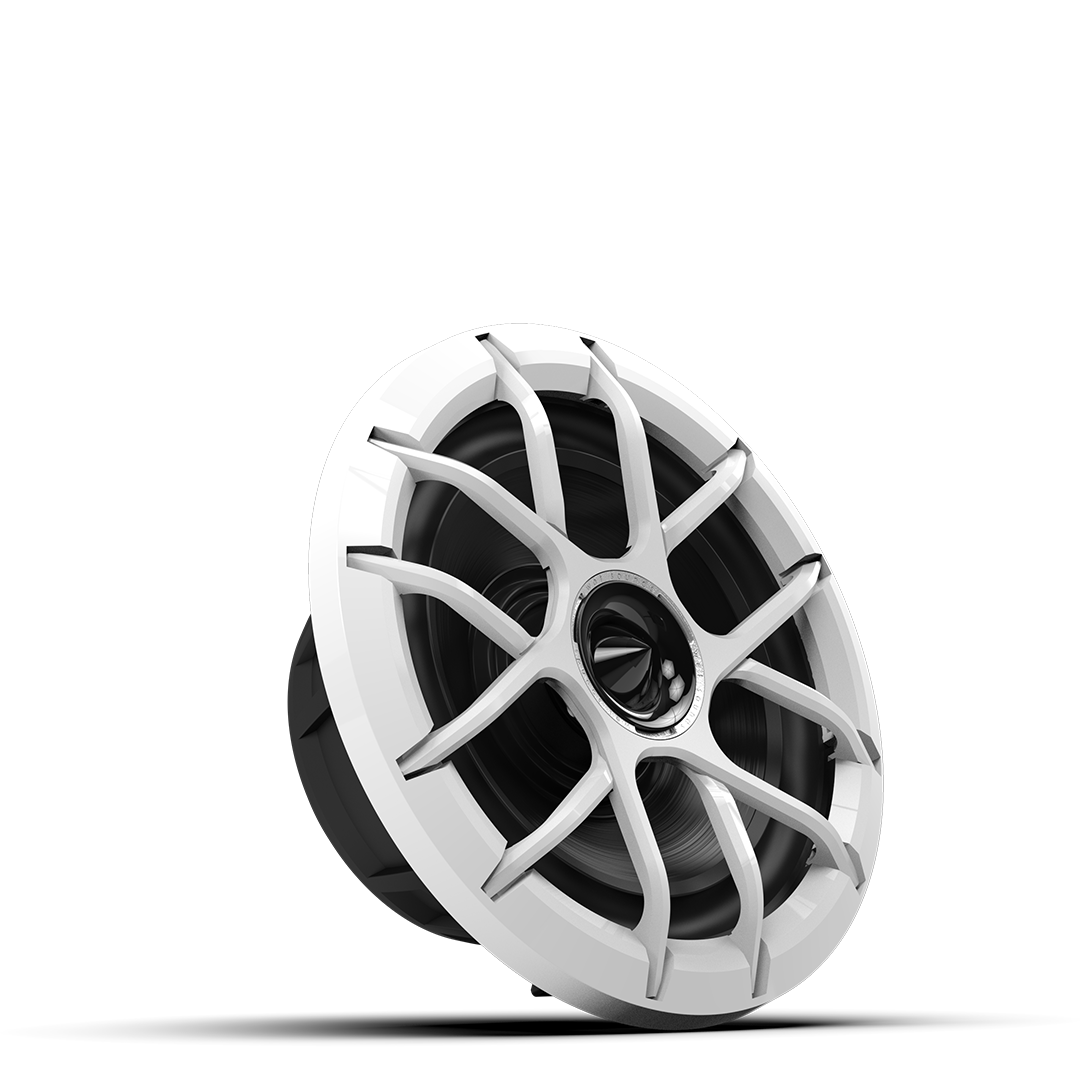 ZERO 8 XZ-W | Zero Series 8-inch High-Output Component Style Coaxial Speakers - White