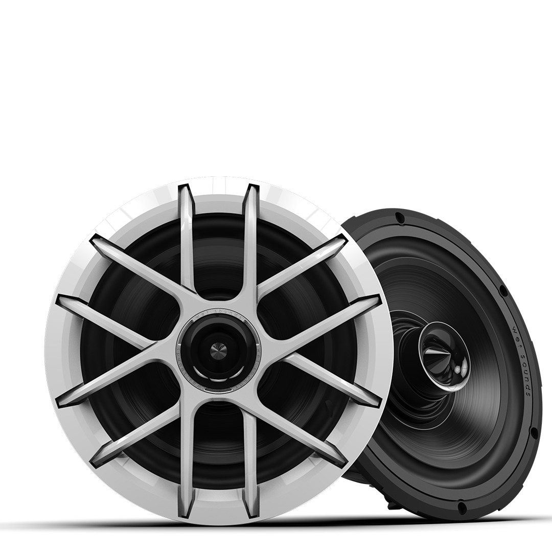 ZERO 8 XZ-W | Zero Series 8-inch High-Output Component Style Coaxial Speakers - White