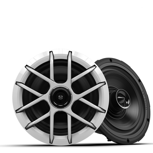 ZERO 8 XZ-W | Zero Series 8-inch High-Output Component Style Coaxial Speakers - White