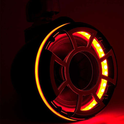Wet Sounds REV 10 LED Rings - Red - Pair - www.wetsounds.com.au